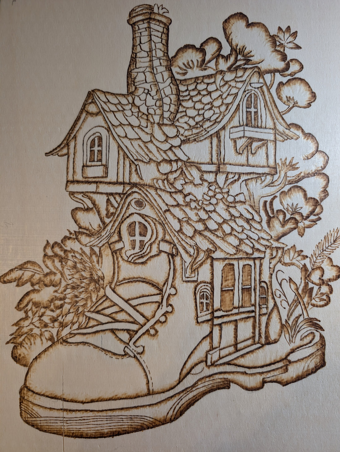 Fantasy shoe house